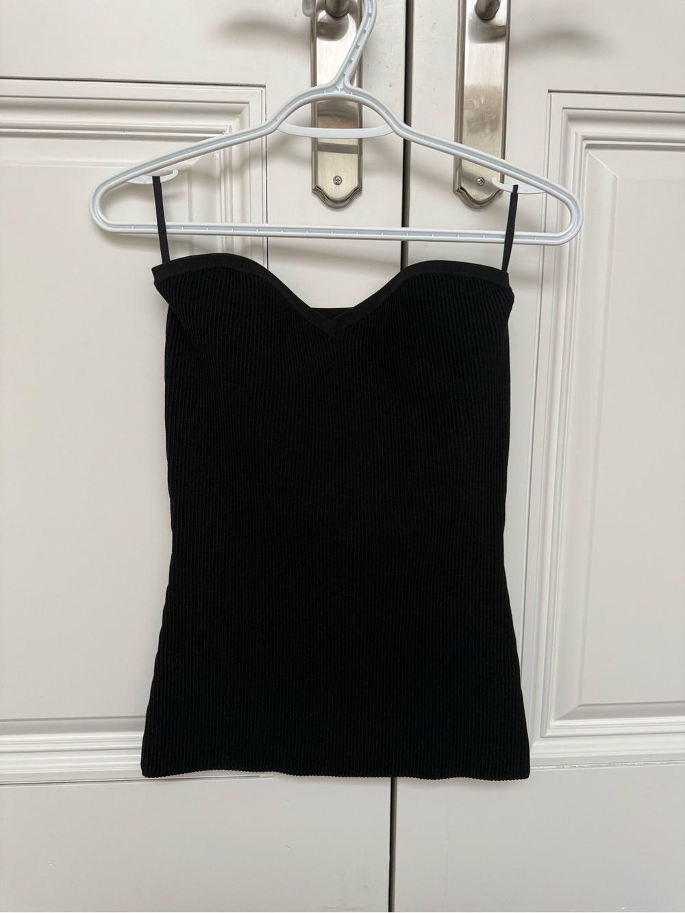 New BabatonSculpt Ribbed Strapless Cami Top